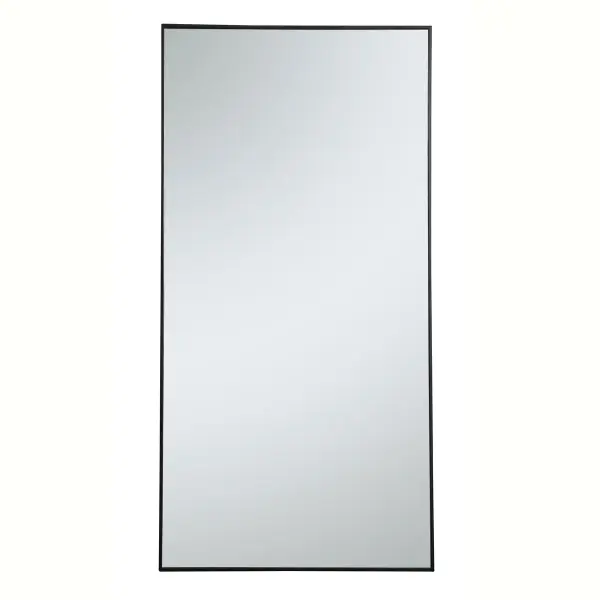Monet 72" x 36" Rectangular Mirror in Black