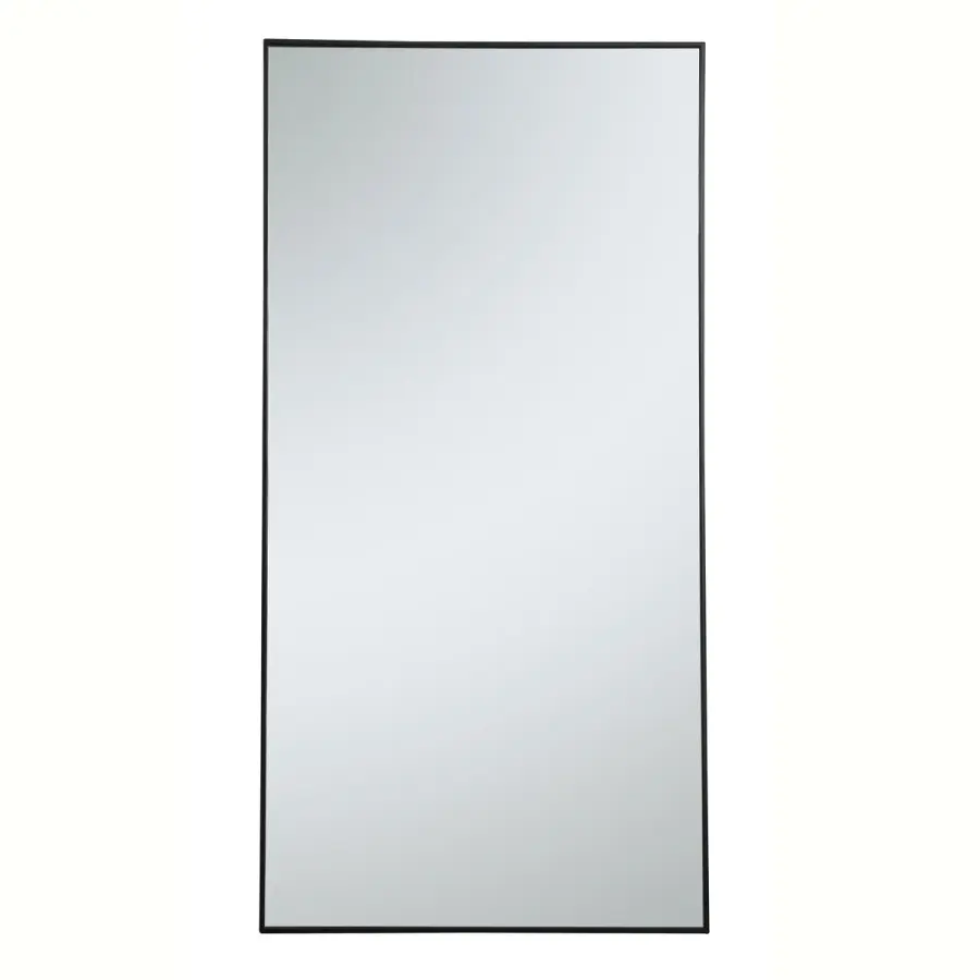 Monet 72" x 36" Rectangular Mirror in Black
