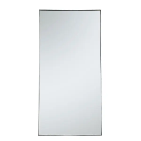 Monet 72" x 36" Rectangular Mirror in Silver