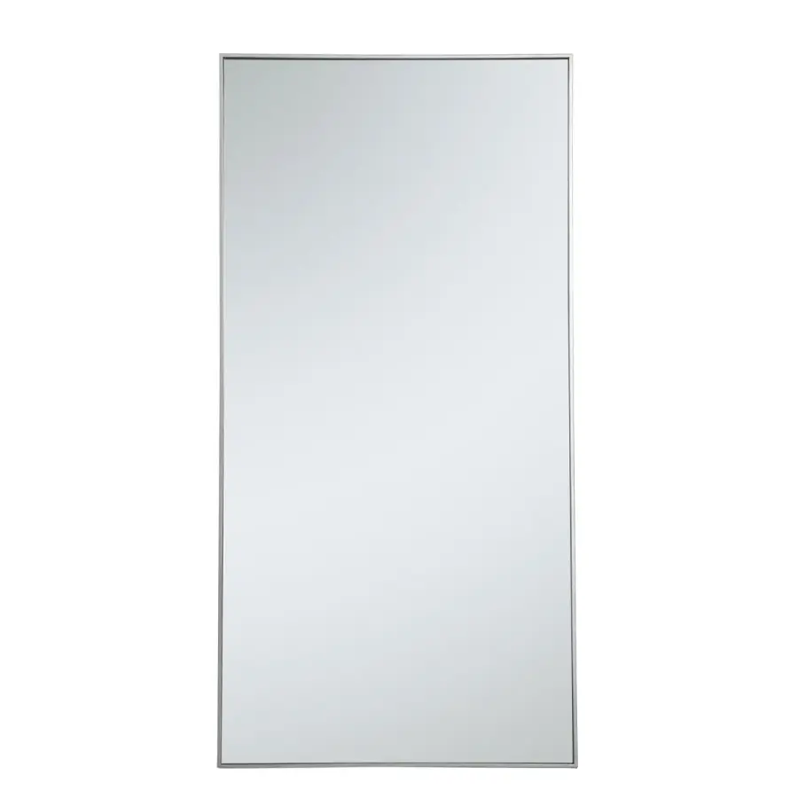 Monet 72" x 36" Rectangular Mirror in Silver