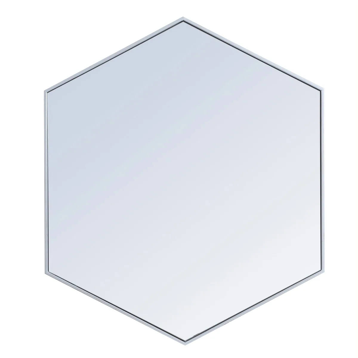 Decker Mirror in Silver