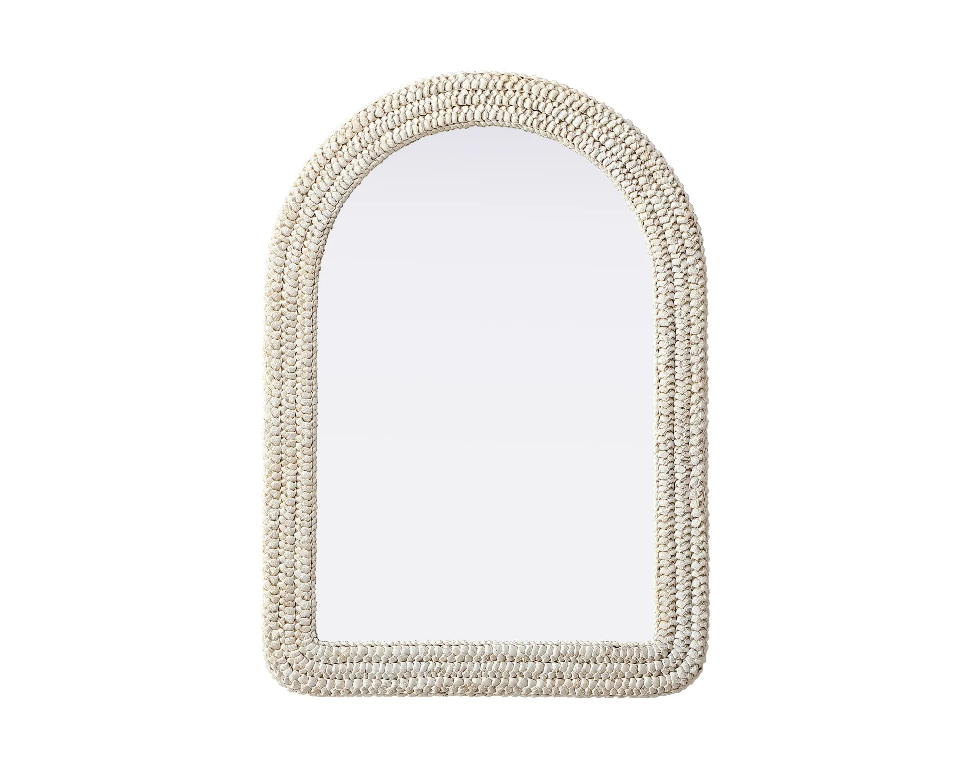 Marlowe Mirror in Linen White