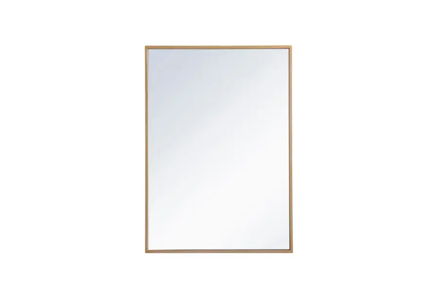 Wyn Brass Medicine Cabinet with Mirror