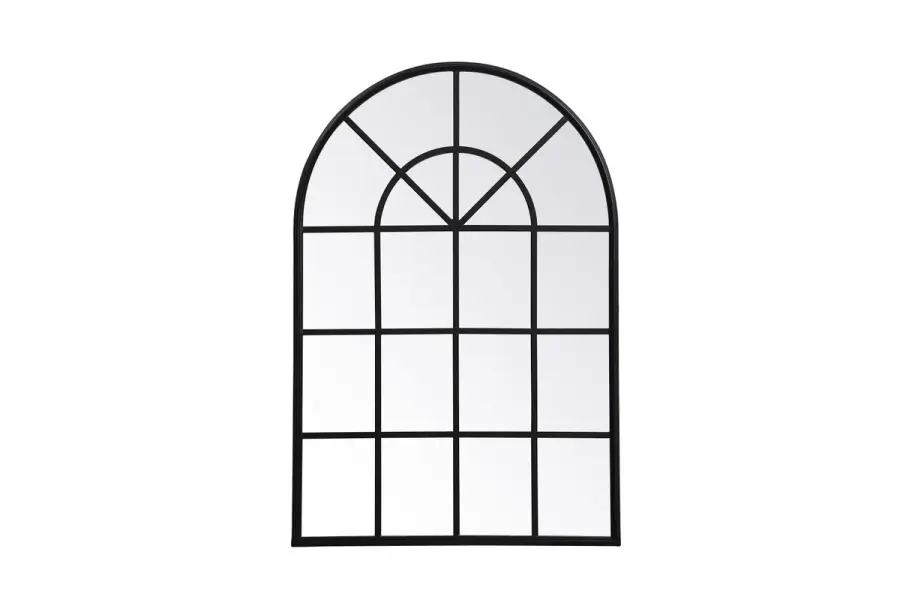 Motif Mirror in Black