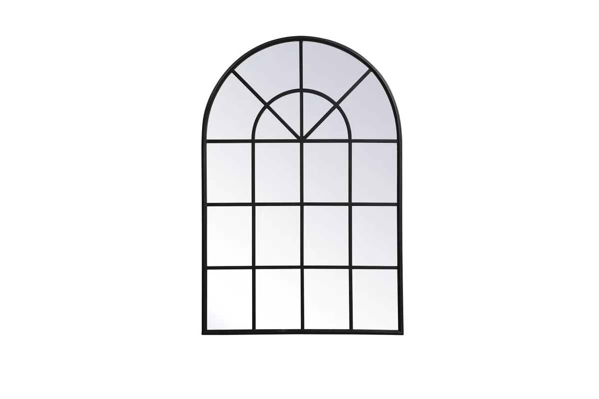 Motif Mirror in Black