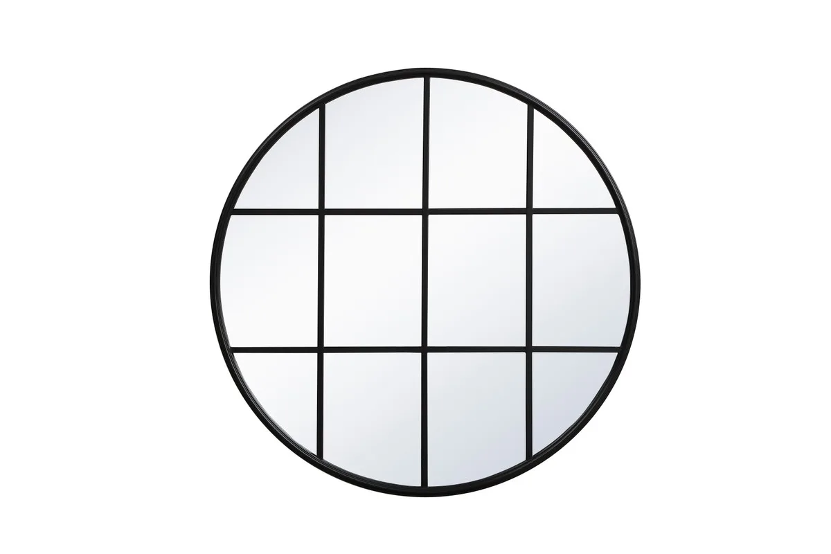 Motif Mirror in Black
