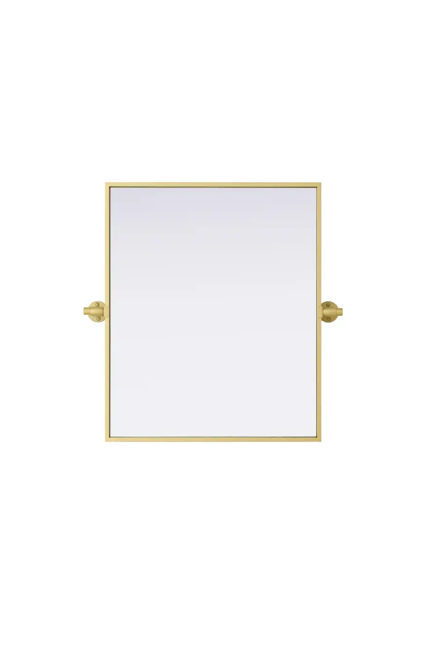 Amoura Pivot Mirror in Brass - Image 1