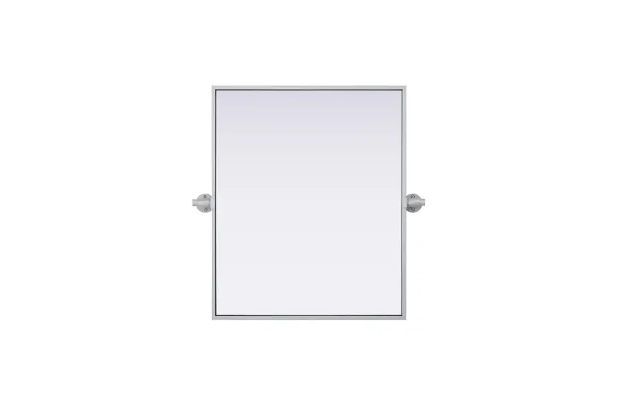 Amoura Pivot Mirror in Silver - Image 1
