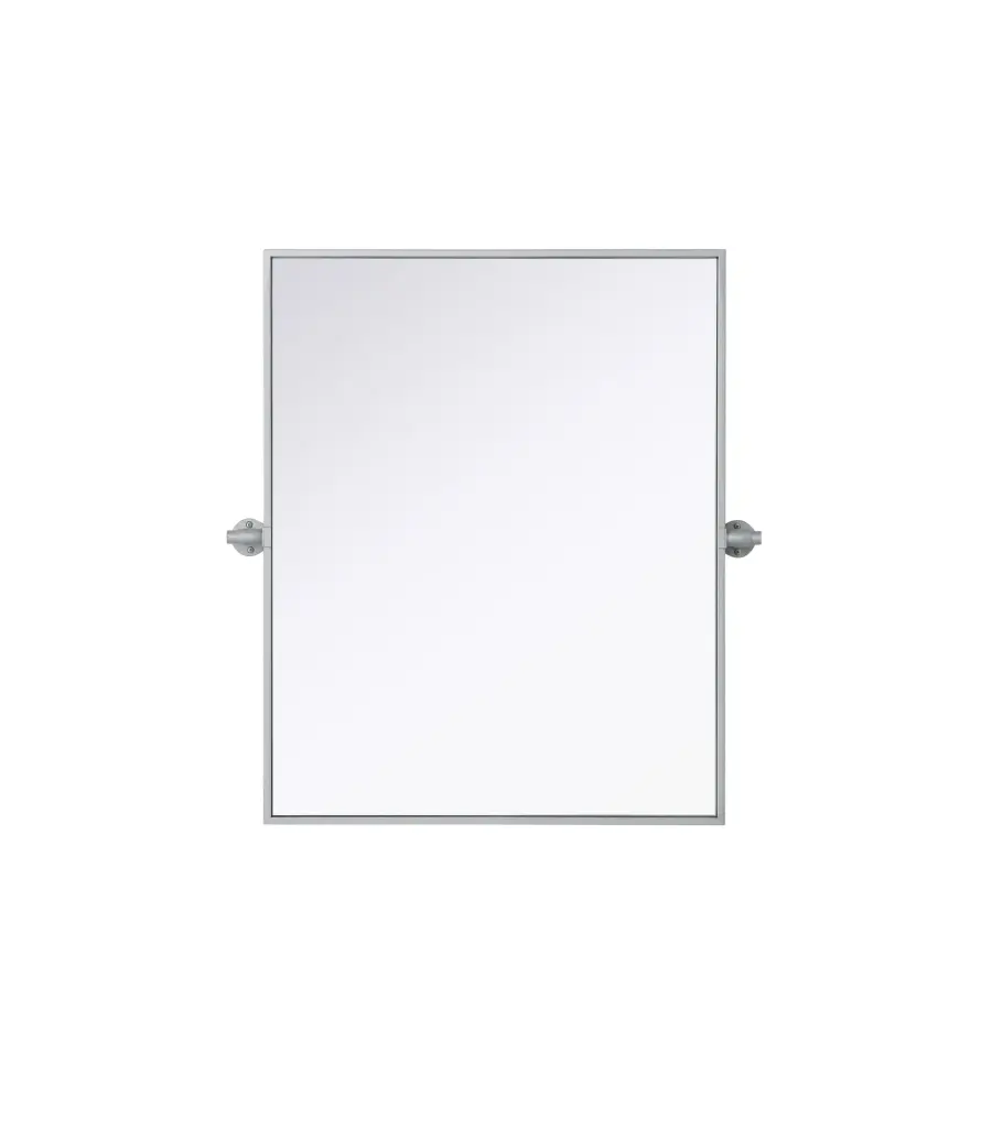 Amoura Pivot Mirror in Silver - Image 1