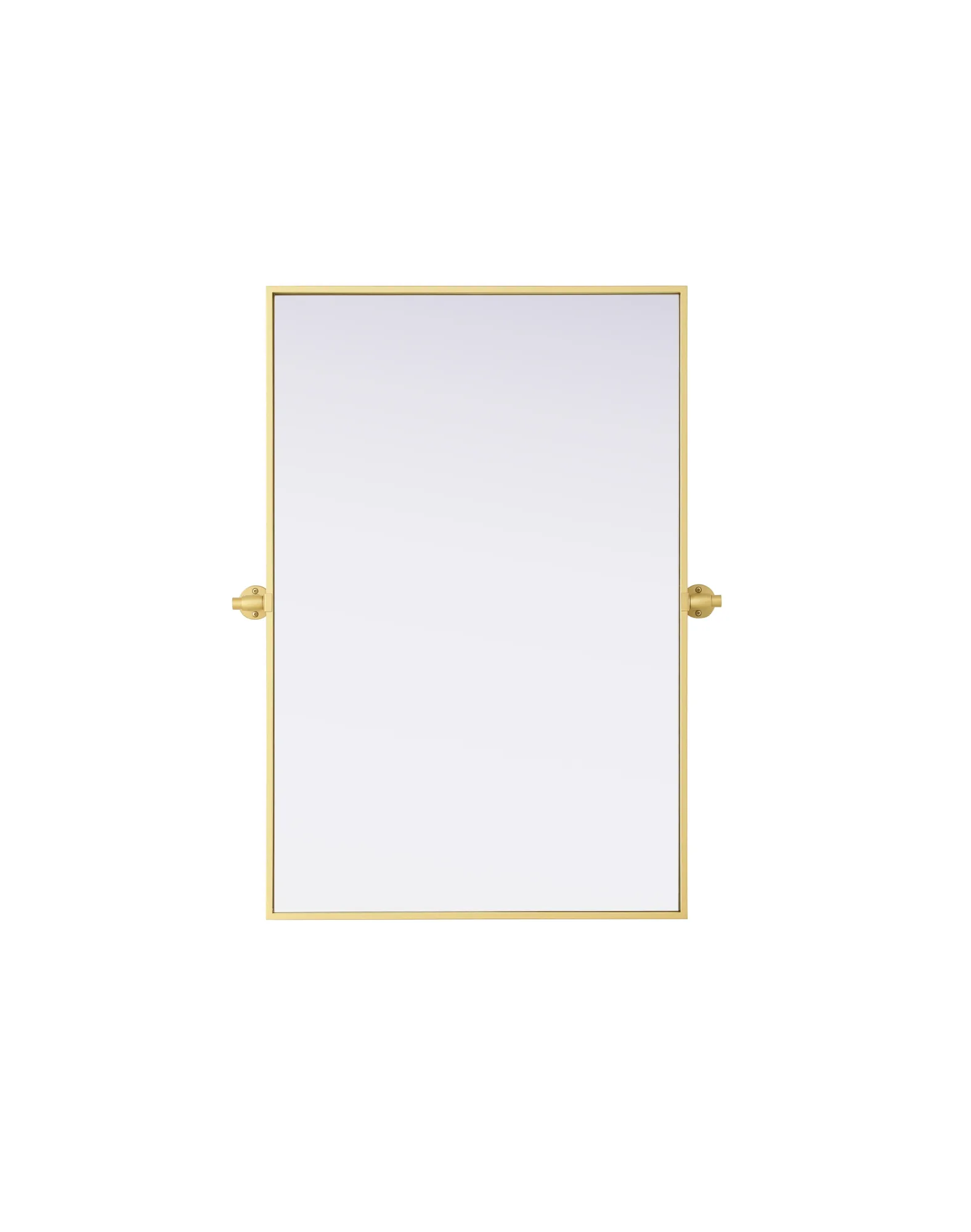 Amoura 24" x 36" Pivot Mirror in Brass