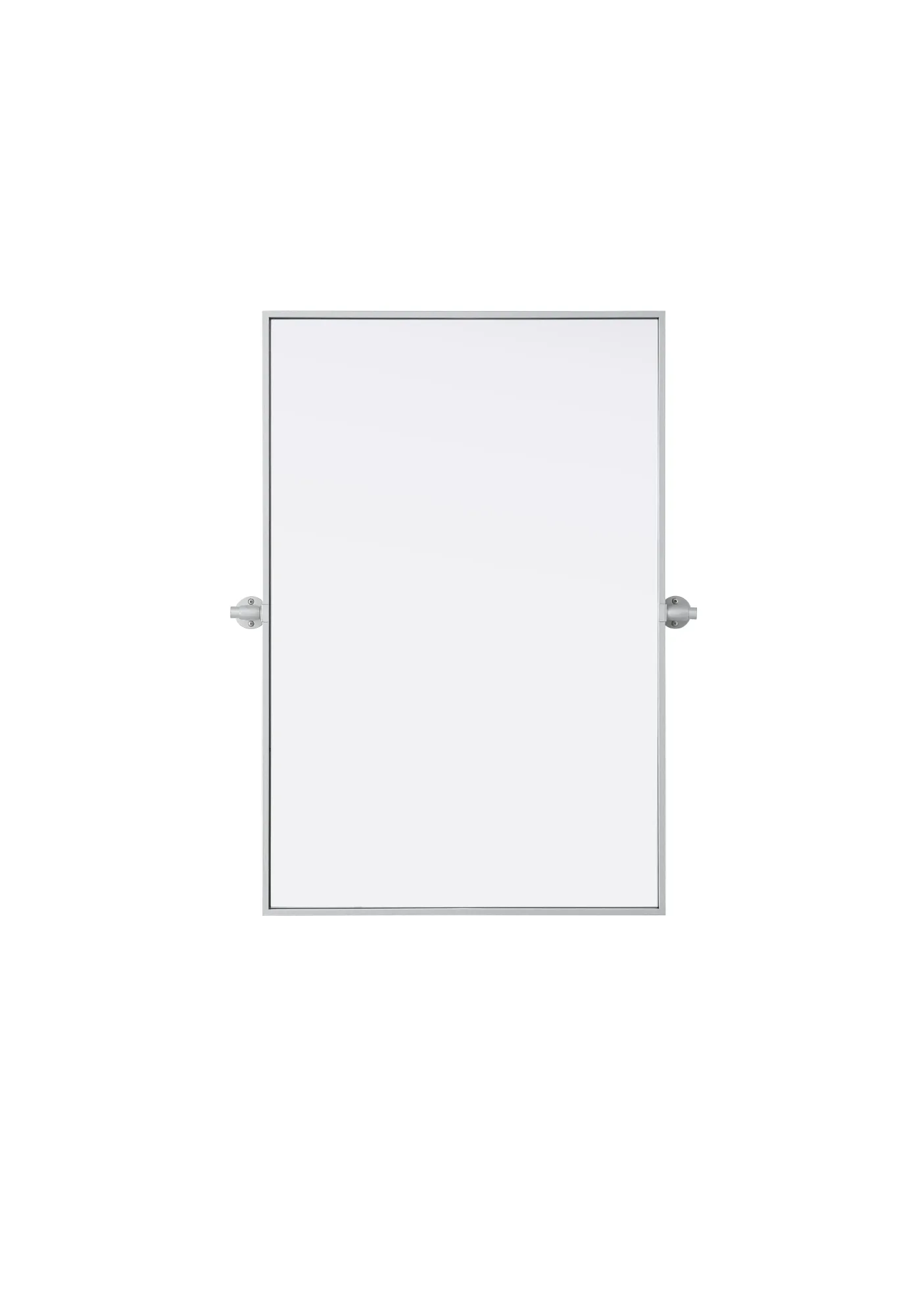 Amoura 24" x 36" Pivot Mirror in Silver
