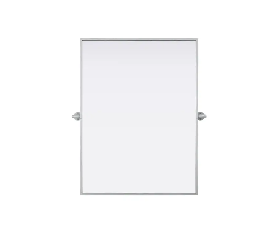 Amoura Pivot Mirror in Silver - Image 1