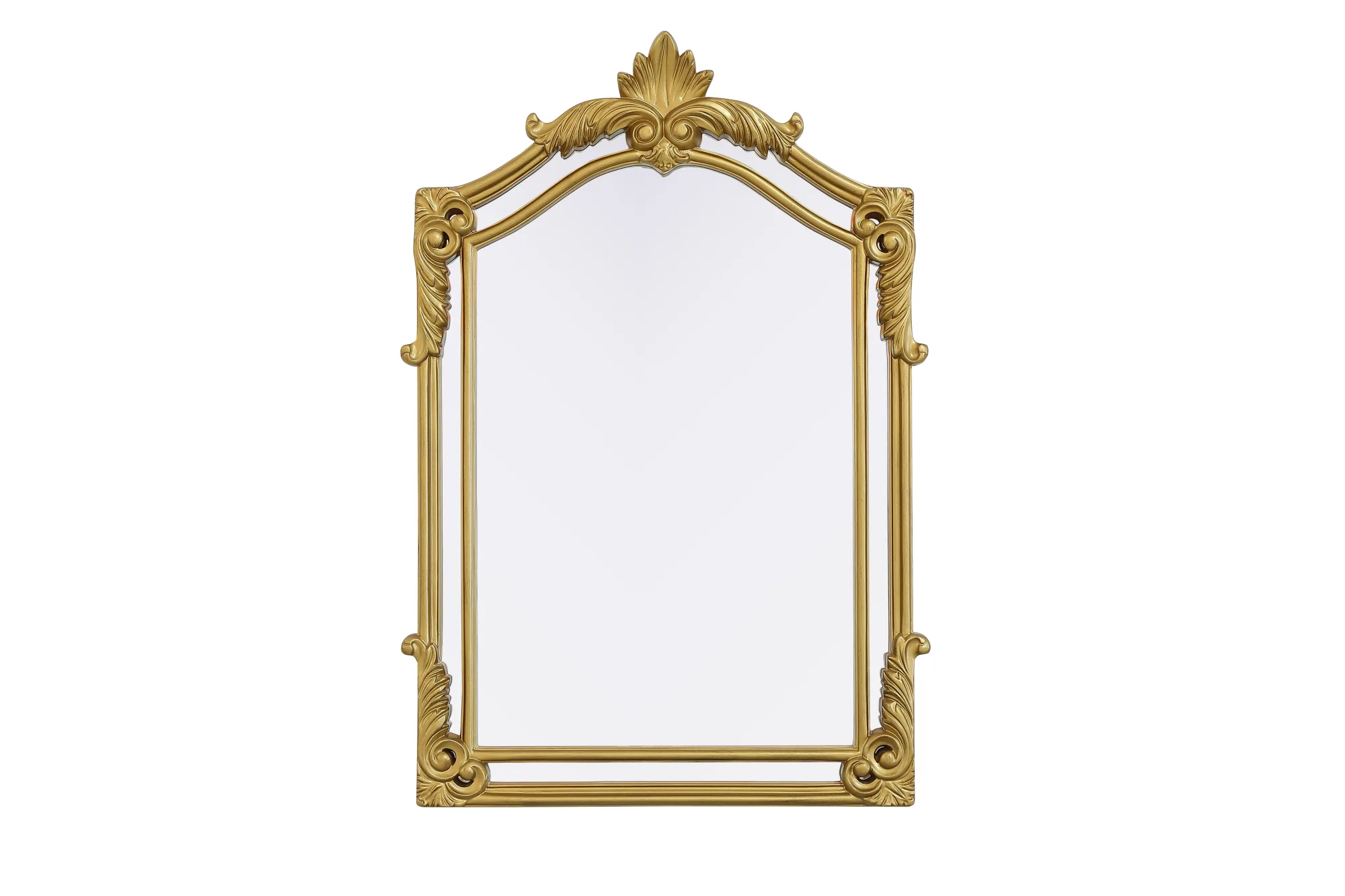 Madeline Mirror in gold leaf