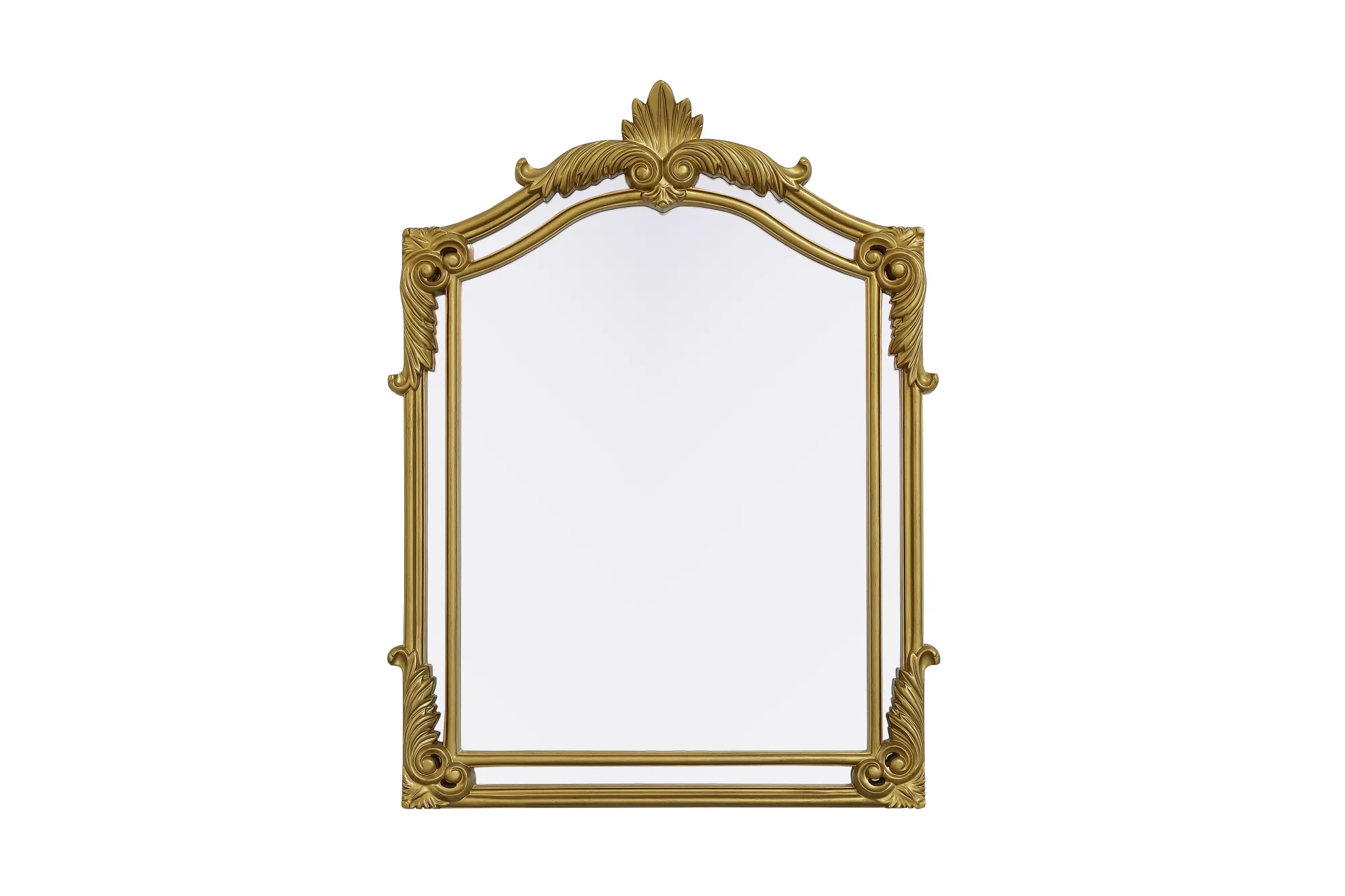 Madeline Mirror in gold leaf