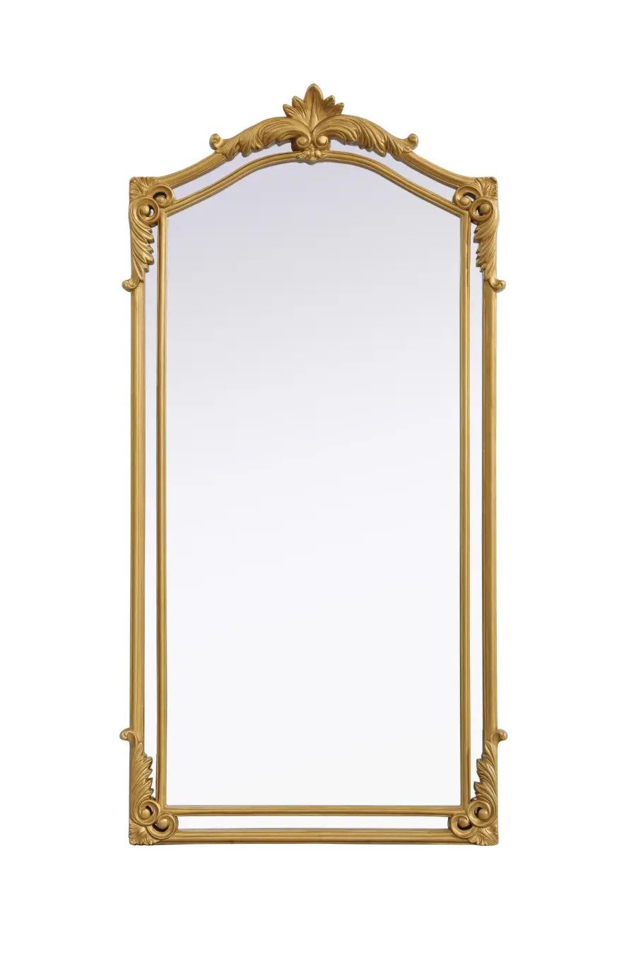 Madeline Gold Leaf Ornate Mirror - Image 1