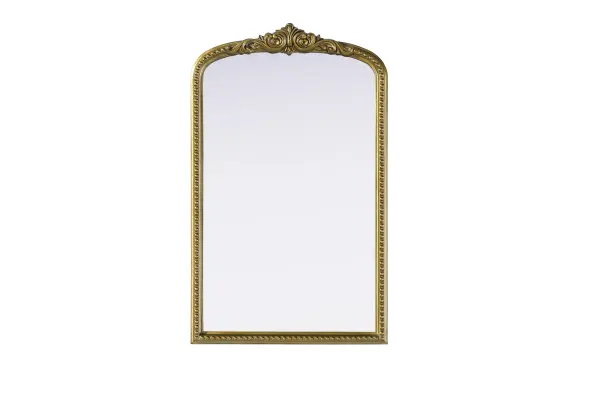 Dimensions
Width: 22"
Height: 36"
Depth: 1.4"
Specifications
Assembly Required: No
Distressed Finish: Yes
Finish (Color): Antique Brass
Mirror Material: Resin
Frameless: No
Hardware Finish: Nickel
Harware Material: Metal
Mirror Frame Shape: Rectangle
Mirror Hanging Orientation: Vertical
Mirror Mounting: Metal Inset hanger
Mirror Type: Resin wall mirror
Product Shape: Rectangle
Product Type: Decorative Mirrors
Product Warranty: 1 year limited
#N/A
21
Wire Included: No
Shipment type: Small Parcel