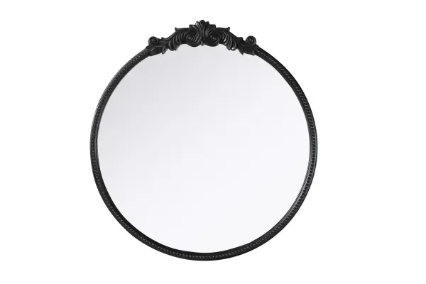 Dimensions
Width: 42"
Height: 45"
Depth: 1.4"
Specifications
Assembly Required: No
Distressed Finish: Yes
Finish (Color): Vintage Bronze
Mirror Material: Resin
Frameless: No
Hardware Finish: Nickel
Harware Material: Metal
Mirror Frame Shape: Round
Mirror Hanging Orientation: Vertical
Mirror Mounting: Metal Inset hanger
Mirror Type: Resin wall mirror
Product Shape: Round
Product Type: Decorative Mirrors
Product Warranty: 1 year limited
#N/A
39
Wire Included: No
Shipment type: Oversized Ground