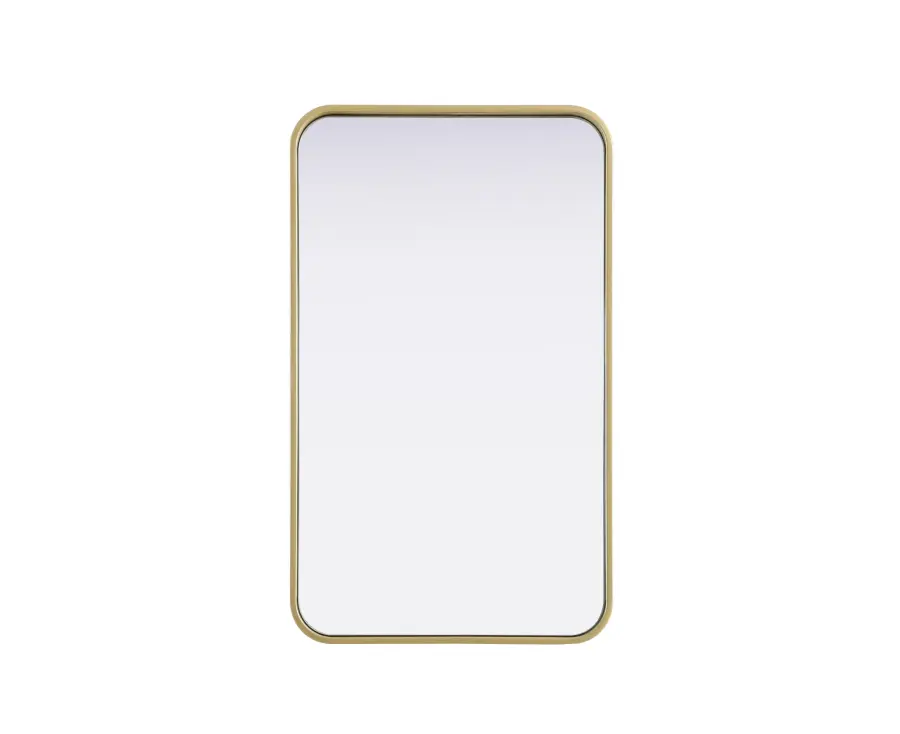 Remy 18x30 Brass Wall Mirror - Image 1