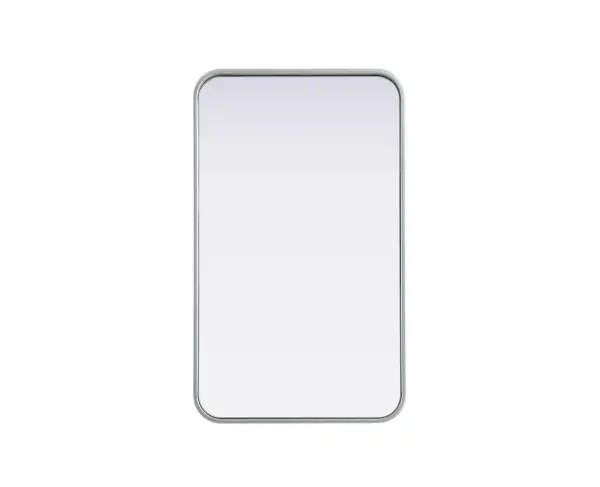 Elevate your home décor with this versatile wall mirror that combines functionality and modern design. Made from a sturdy combination of MDF, iron, and reflective mirror glass, this piece is built to last while adding a polished finish to any room. The extended depth of the frame not only provides a striking dimensional effect but also ensures the mirror's presence commands attention as a focal point. Whether you're decorating a bedroom, bathroom, or entryway, its diverse shapes—including rectangle and square—offer plenty of options to suit your style. The hand-painted black, brass, or silver finish brings a subtle yet striking touch, complemented by rounded corners for a smooth and contemporary aesthetic. With four metal inset hangers, it's ready to hang vertically or horizontally, ensuring flexibility for any layout. Available in multiple sizes, this mirror is a statement piece that blends seamlessly into both modern and classic spaces. Collection: Remy Rooms: Hallway, Living room, Bedroom, Entry Way, Office Finish: Silver Width: 18.00" Height: 30.00" Weight: 14.00 lb Extension from Wall: 2.00" Material: Iron and MDF Country of Origin: China Manufacturer Warranty: 1 year limited