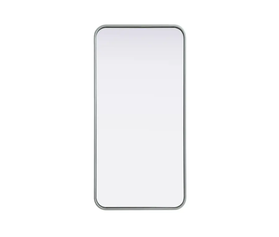 Remy 18" x 36" Wall Mirror in Silver - Image 1