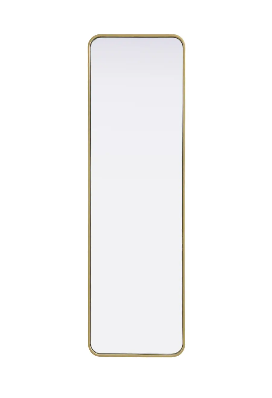 Remy 18" x 60" Brass Wall Mirror - Image 1