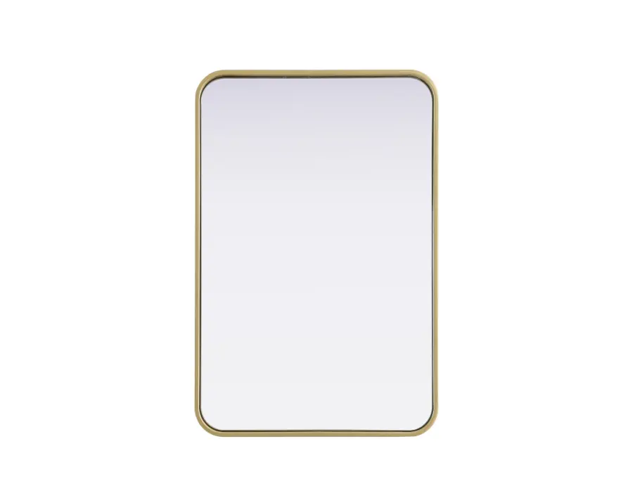 Remy Brass Wall Mirror - 20" x 30" - Image 1
