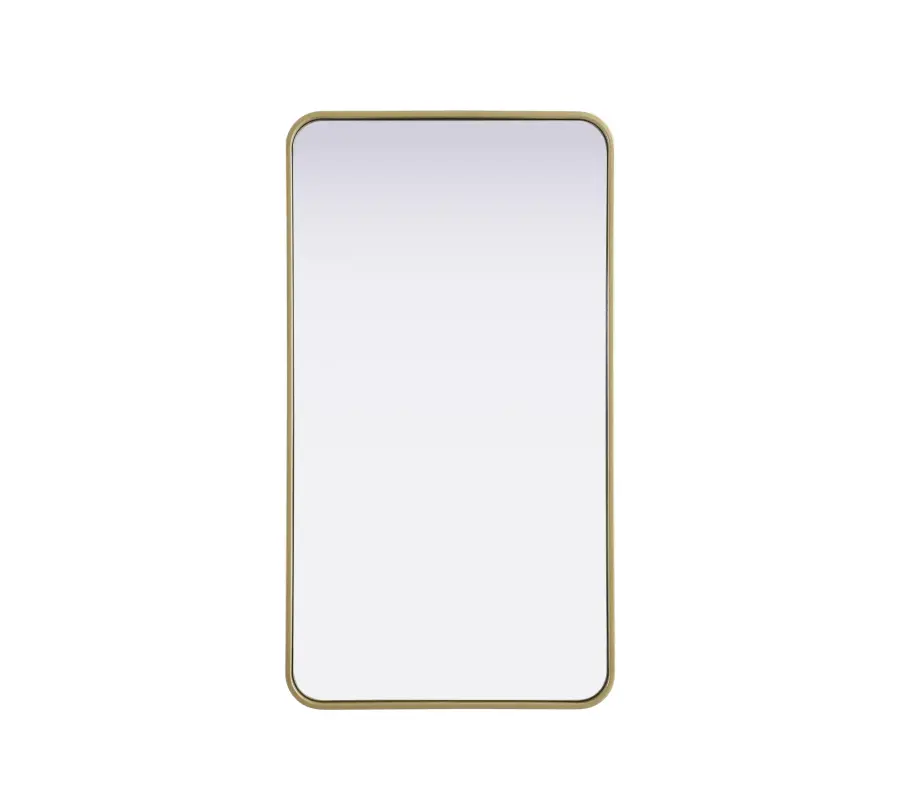 Remy Brass Wall Mirror - 22" x 40" - Image 1