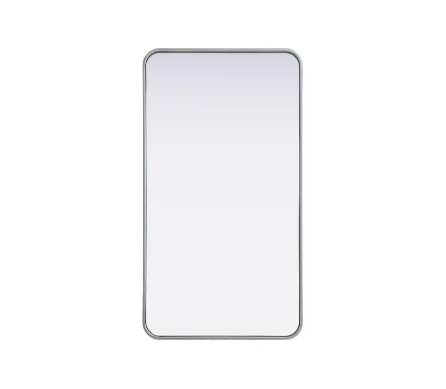 Remy Silver Wall Mirror - 22" x 40" - Image 1