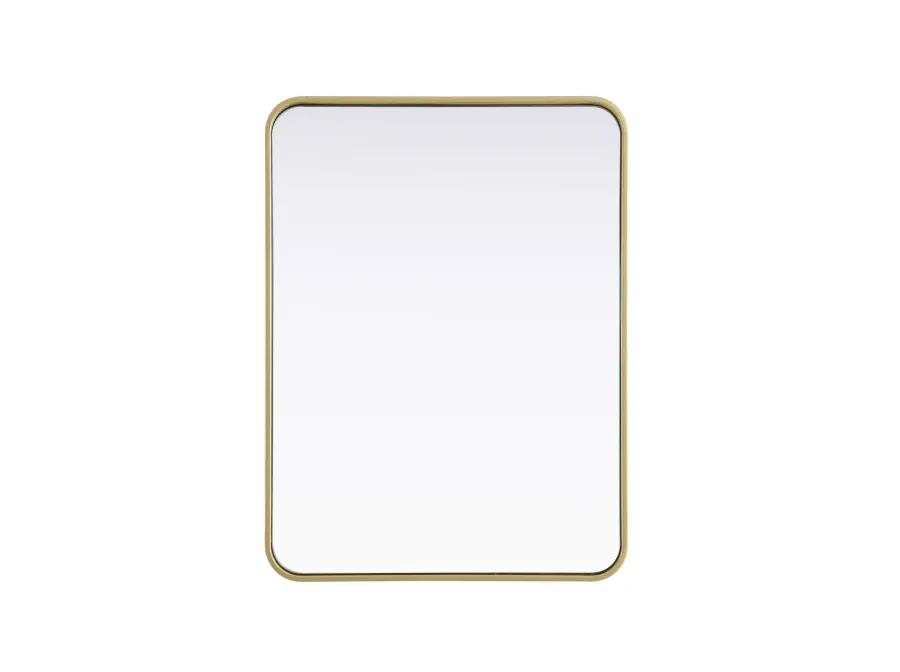 Remy 24x32 Wall Mirror in Brass - Image 1