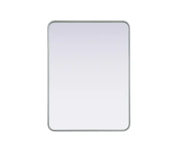 Elevate your home décor with this versatile wall mirror that combines functionality and modern design. Made from a sturdy combination of MDF, iron, and reflective mirror glass, this piece is built to last while adding a polished finish to any room. The extended depth of the frame not only provides a striking dimensional effect but also ensures the mirror's presence commands attention as a focal point. Whether you're decorating a bedroom, bathroom, or entryway, its diverse shapes—including rectangle and square—offer plenty of options to suit your style. The hand-painted black, brass, or silver finish brings a subtle yet striking touch, complemented by rounded corners for a smooth and contemporary aesthetic. With four metal inset hangers, it's ready to hang vertically or horizontally, ensuring flexibility for any layout. Available in multiple sizes, this mirror is a statement piece that blends seamlessly into both modern and classic spaces. Collection: Remy Rooms: Hallway, Living room, Bedroom, Entry Way, Office Finish: Silver Width: 27.00" Height: 36.00" Weight: 24.00 lb Extension from Wall: 2.00" Material: Iron and MDF Country of Origin: China Manufacturer Warranty: 1 year limited