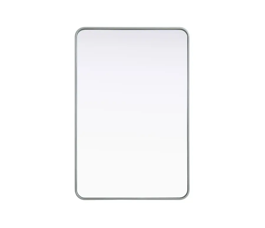 Remy 28" x 42" Wall Mirror in Silver - Image 1