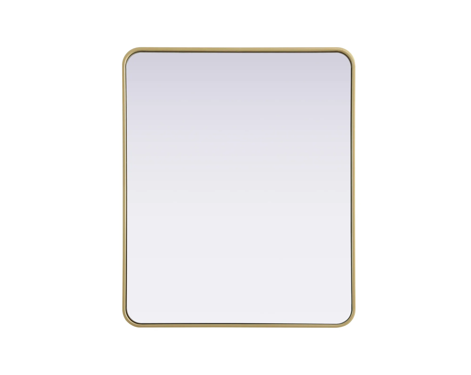 Remy 30" x 36" Wall Mirror in Brass