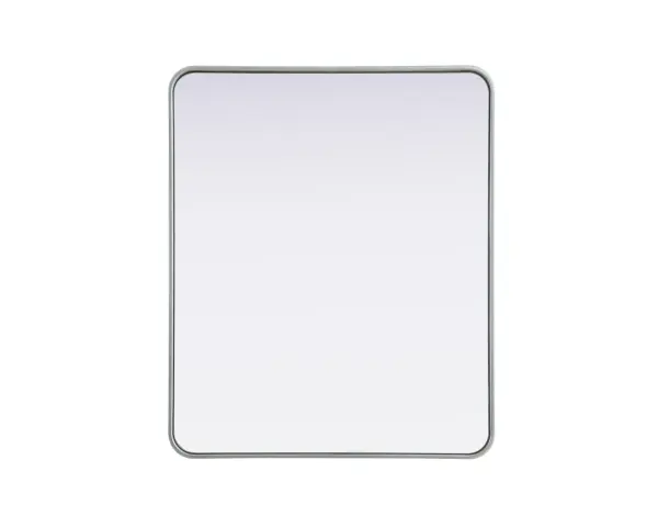 Elevate your home décor with this versatile wall mirror that combines functionality and modern design. Made from a sturdy combination of MDF, iron, and reflective mirror glass, this piece is built to last while adding a polished finish to any room. The extended depth of the frame not only provides a striking dimensional effect but also ensures the mirror's presence commands attention as a focal point. Whether you're decorating a bedroom, bathroom, or entryway, its diverse shapes—including rectangle and square—offer plenty of options to suit your style. The hand-painted black, brass, or silver finish brings a subtle yet striking touch, complemented by rounded corners for a smooth and contemporary aesthetic. With four metal inset hangers, it's ready to hang vertically or horizontally, ensuring flexibility for any layout. Available in multiple sizes, this mirror is a statement piece that blends seamlessly into both modern and classic spaces. Collection: Remy Rooms: Hallway, Living room, Bedroom, Entry Way, Office Finish: Silver Width: 30.00" Height: 36.00" Weight: 26.00 lb Extension from Wall: 2.00" Material: Iron and MDF Country of Origin: China Manufacturer Warranty: 1 year limited