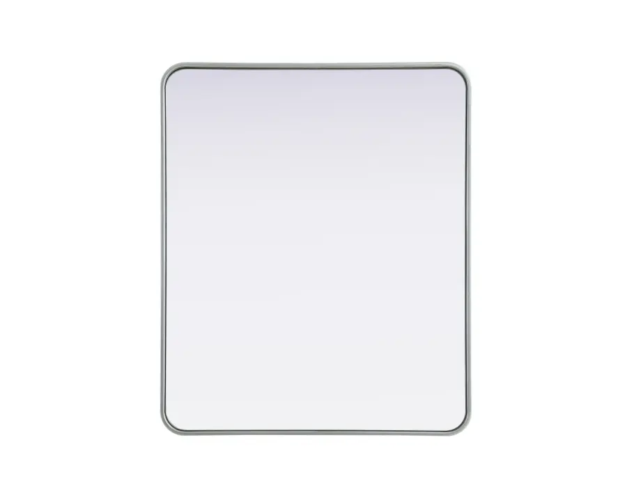 Remy 30" x 36" Wall Mirror in Silver - Image 1