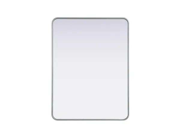 Elevate your home décor with this versatile wall mirror that combines functionality and modern design. Made from a sturdy combination of MDF, iron, and reflective mirror glass, this piece is built to last while adding a polished finish to any room. The extended depth of the frame not only provides a striking dimensional effect but also ensures the mirror's presence commands attention as a focal point. Whether you're decorating a bedroom, bathroom, or entryway, its diverse shapes—including rectangle and square—offer plenty of options to suit your style. The hand-painted black, brass, or silver finish brings a subtle yet striking touch, complemented by rounded corners for a smooth and contemporary aesthetic. With four metal inset hangers, it's ready to hang vertically or horizontally, ensuring flexibility for any layout. Available in multiple sizes, this mirror is a statement piece that blends seamlessly into both modern and classic spaces. Collection: Remy Rooms: Hallway, Living room, Bedroom, Entry Way, Office Finish: Silver Width: 30.00" Height: 40.00" Weight: 28.00 lb Extension from Wall: 2.00" Material: Iron and MDF Country of Origin: China Manufacturer Warranty: 1 year limited