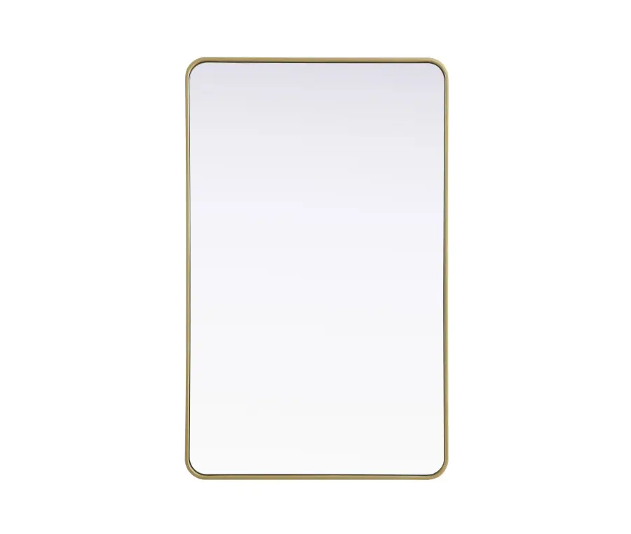 Remy 30" x 48" Wall Mirror in Brass - Image 1