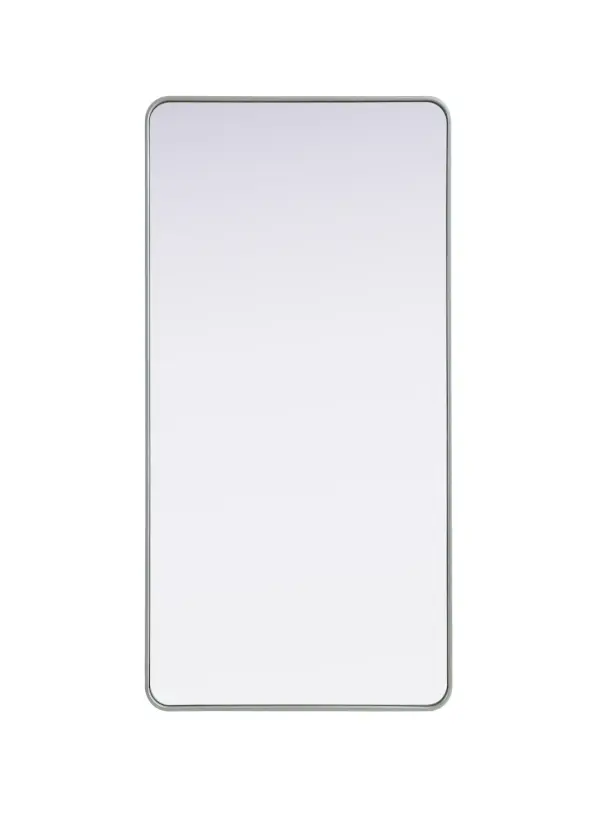 Elevate your home décor with this versatile wall mirror that combines functionality and modern design. Made from a sturdy combination of MDF, iron, and reflective mirror glass, this piece is built to last while adding a polished finish to any room. The extended depth of the frame not only provides a striking dimensional effect but also ensures the mirror's presence commands attention as a focal point. Whether you're decorating a bedroom, bathroom, or entryway, its diverse shapes—including rectangle and square—offer plenty of options to suit your style. The hand-painted black, brass, or silver finish brings a subtle yet striking touch, complemented by rounded corners for a smooth and contemporary aesthetic. With four metal inset hangers, it's ready to hang vertically or horizontally, ensuring flexibility for any layout. Available in multiple sizes, this mirror is a statement piece that blends seamlessly into both modern and classic spaces. Collection: Remy Rooms: Hallway, Living room, Bedroom, Entry Way, Office Finish: Silver Width: 30.00" Height: 60.00" Weight: 41.00 lb Extension from Wall: 2.00" Material: Iron and MDF Country of Origin: China Manufacturer Warranty: 1 year limited