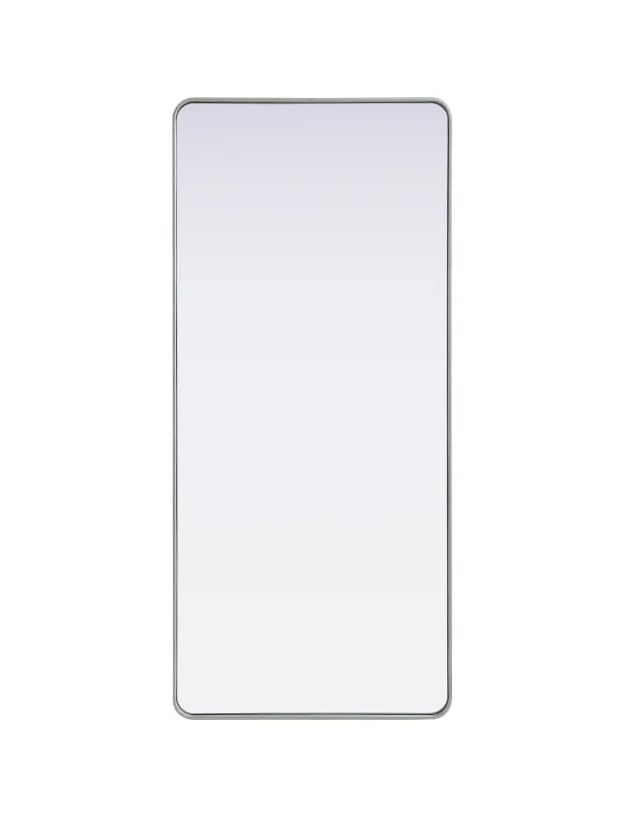 Remy 32" x 72" Full Length Wall Mirror in Silver - Image 1