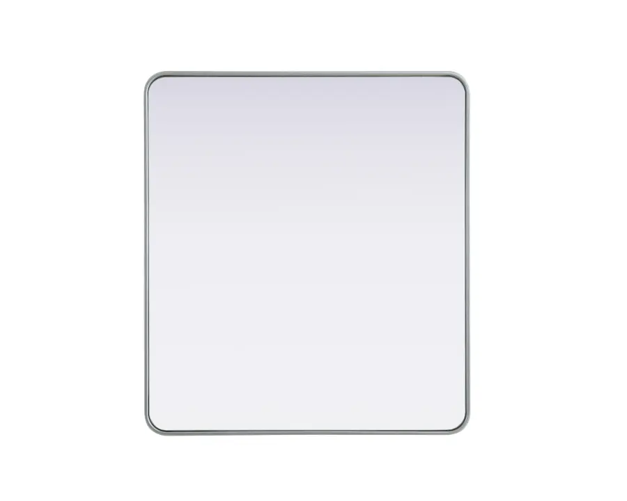 Remy 36x40 Wall Mirror in Silver - Image 1