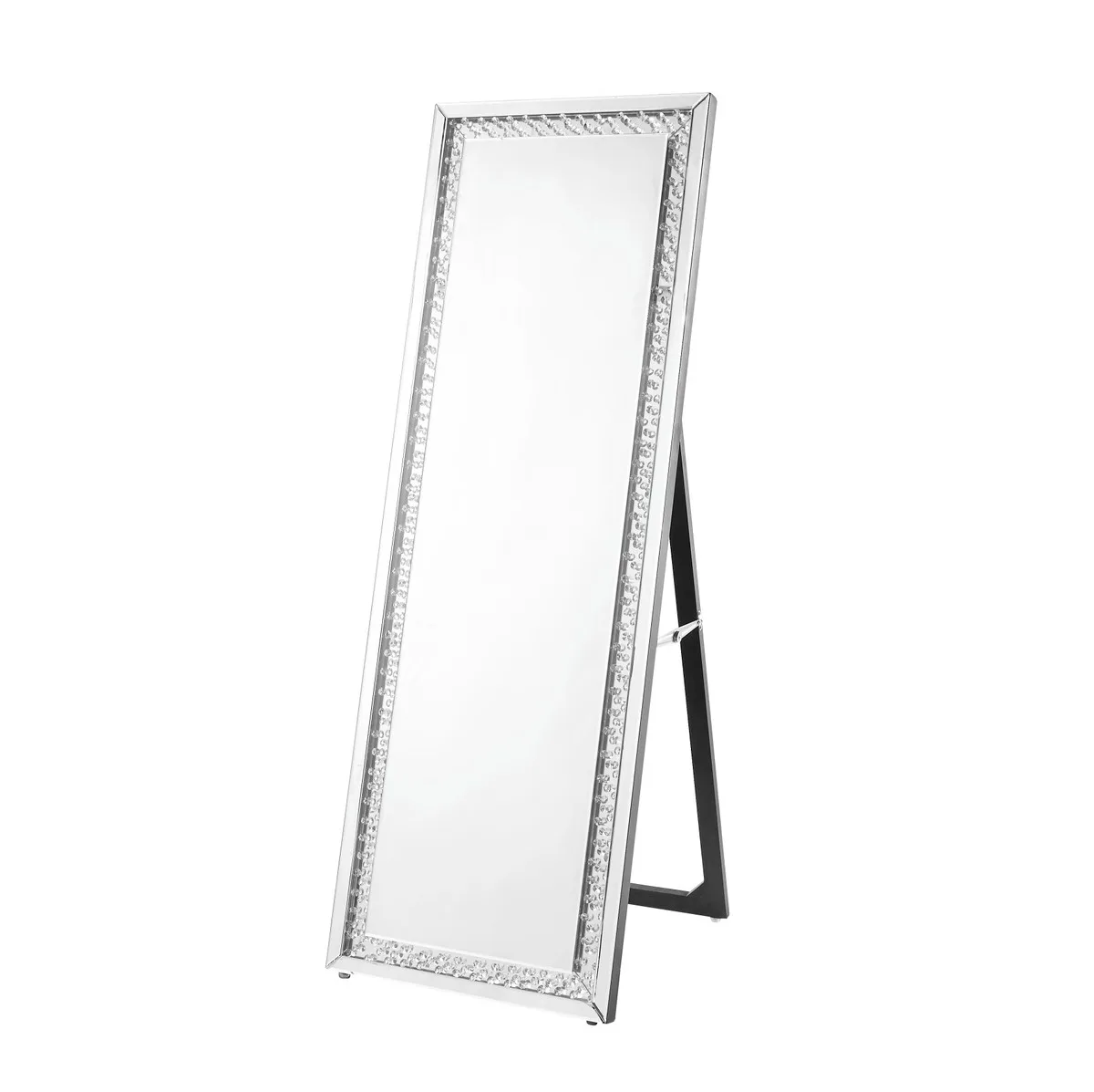 Modern Standing Full Length Mirror in Clear