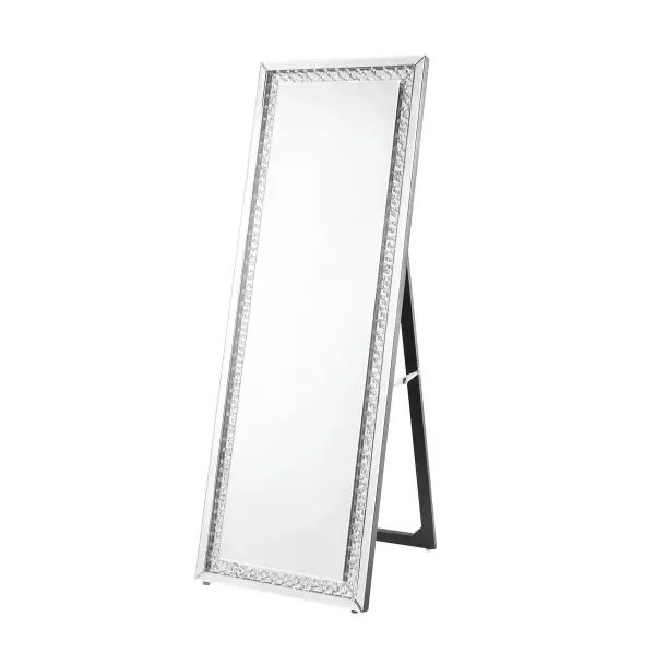 Modern Standing Full Length Mirror in Clear