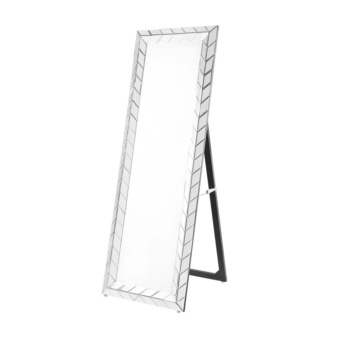 Modern Standing Full Length Mirror in Clear