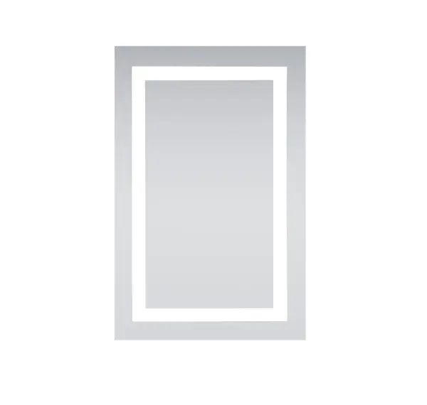 Nova LED Mirror in Glossy White
