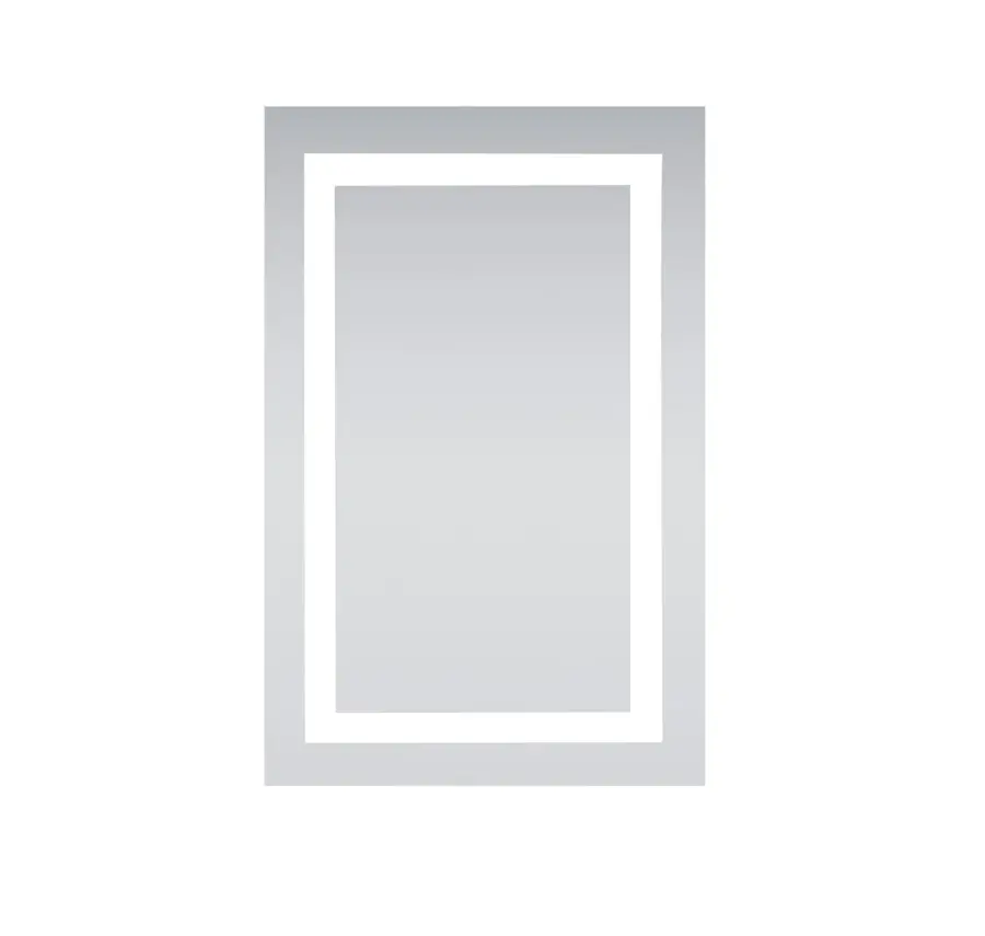 Nova LED Mirror in Glossy White
