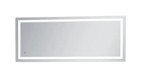 Helios 72" LED Bathroom Mirror in Silver