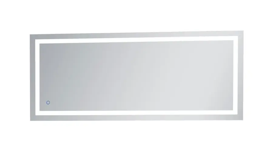 Helios 72" LED Bathroom Mirror in Silver