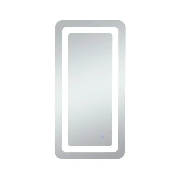 Genesis LED Mirror in Glossy White - Image 1
