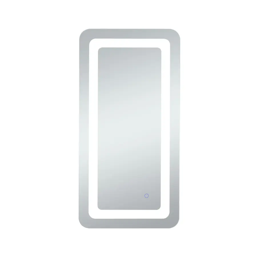 Genesis LED Mirror in Glossy White - Image 1