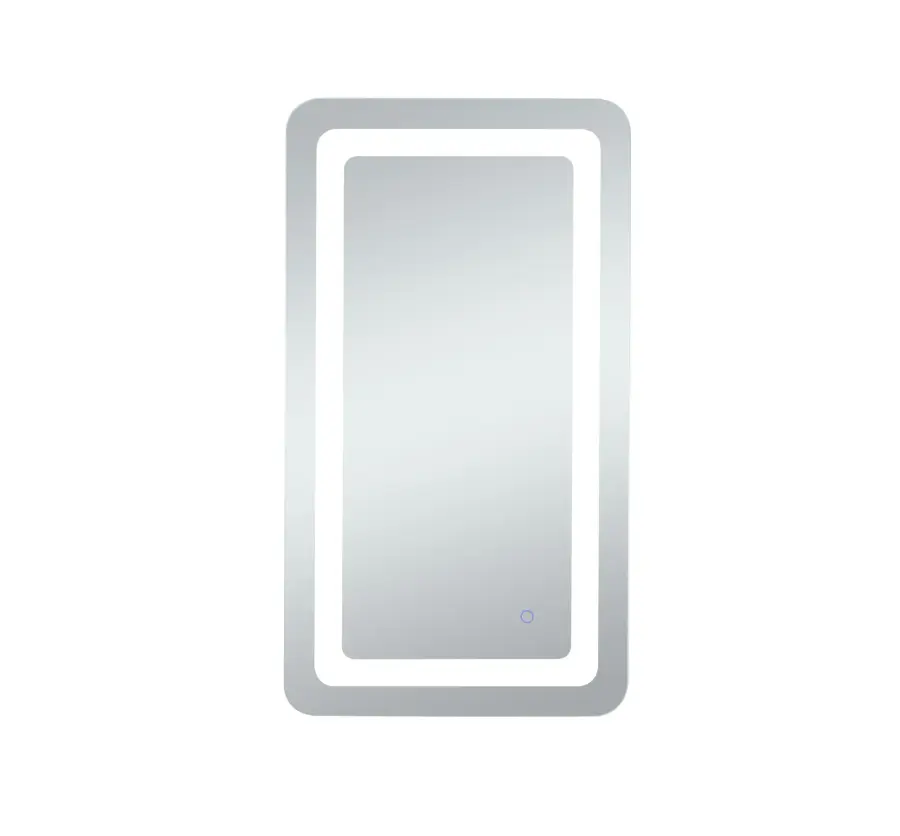 Genesis LED Mirror in Glossy White - Image 1