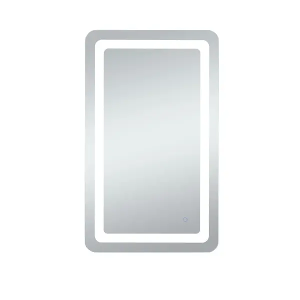Genesis LED Mirror in Glossy White - Image 1